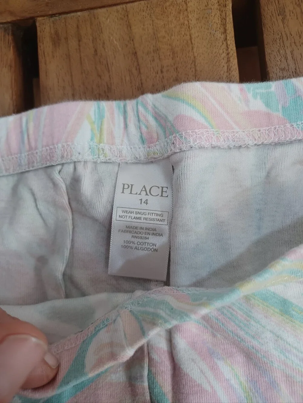 Childrens Place Girls' Marble Swirl Leggings - Pink, Mint & Yellow